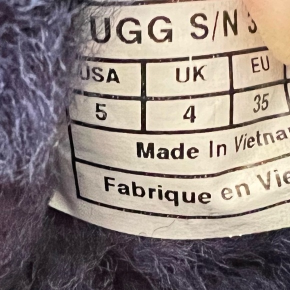 Ugg suede boots size 5 pink blue Bailey Boot with Bow Peacoat - Picture 6 of 6